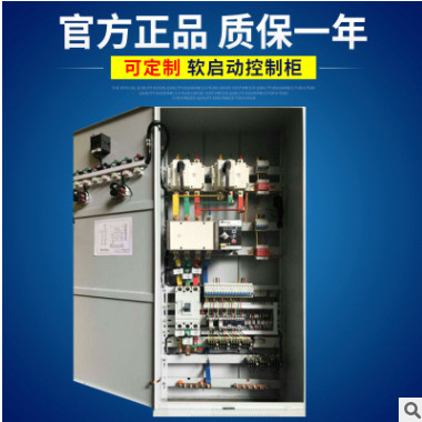 低压开关柜 消防巡检柜2回路15KW 软启动控制柜 水泵变频控制柜