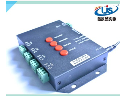 T-4000TTL级联led全彩外控控制器 SD卡编程幻彩控制器 全彩控制器
