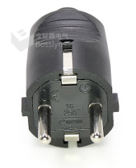 CE认证电源插头 欧标二极插头电源 欧规插头插座延长线