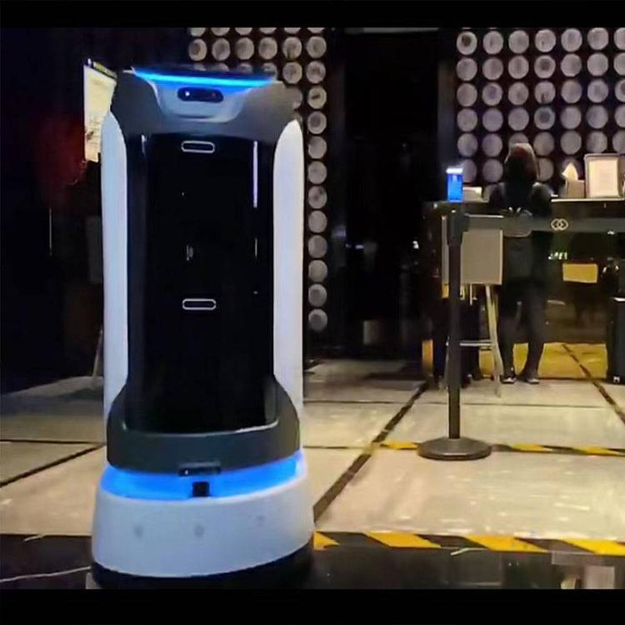 猎户星空 四川酒店机器人 服务机器人