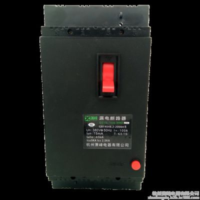 萧峰 纯电磁式漏电断路器DZ15L漏电保护器100/4901100A63A
