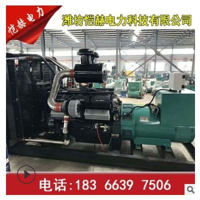 大型上海股份450KW千瓦柴油发电机组配全铜无刷电机 带四保护系统