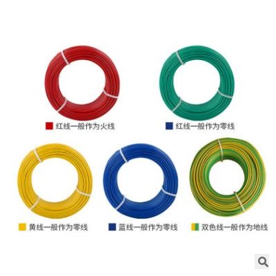 胜宇BV单芯铜芯单股硬线1.5/2.5/4/6平方电线电缆工业家装线