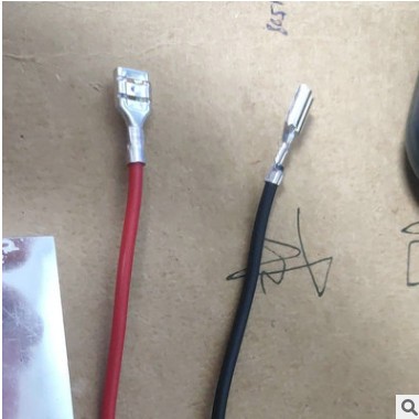 1.25端子线加工 电子线材公母对插线硅胶线 电池连接红黑线束定制