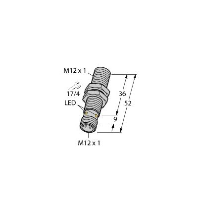 德国TURCK传感器产品描述，型号BI4U-EM12WD-AP6X-H1141