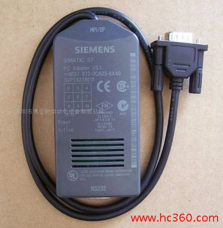 供应西门子Siemens6ES7972-0CA23-0XA0西门子PLC编程电缆